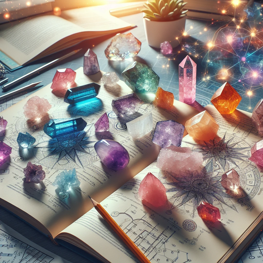 Crystals for learning and test taking