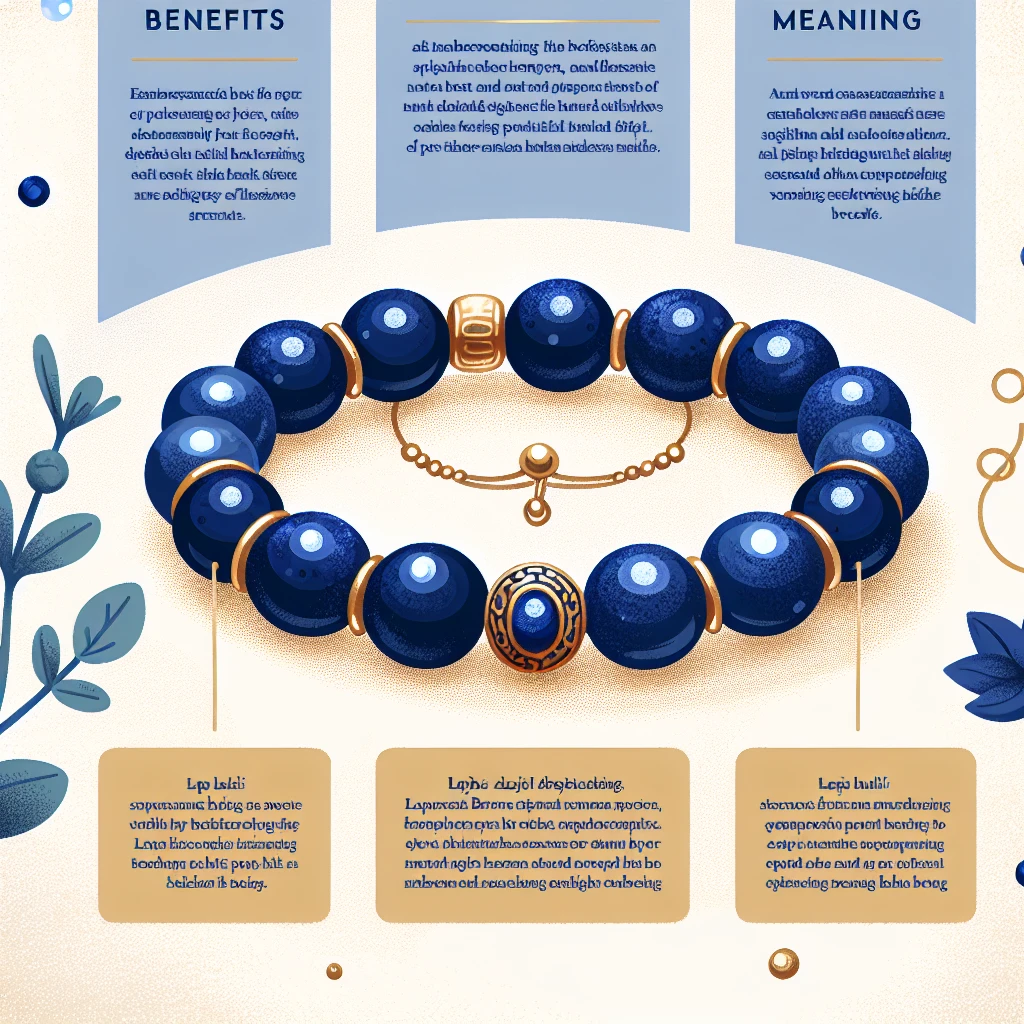 Lapis lazuli bracelet benefits meaning
