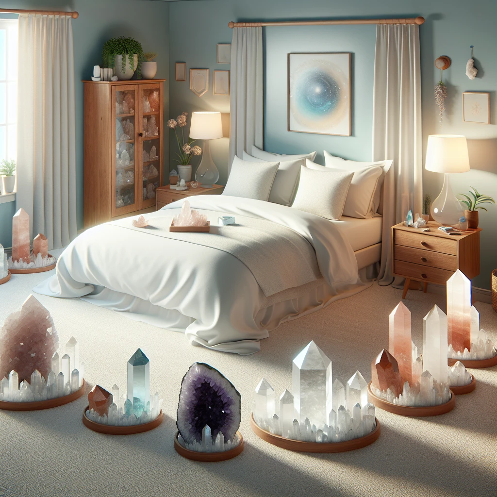 Where to place crystals in your bedroom
